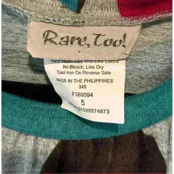 Rare Too Girl's Size 5 Multicolor Polka Dot Knee Length Party Dress - Picture 4 of 7